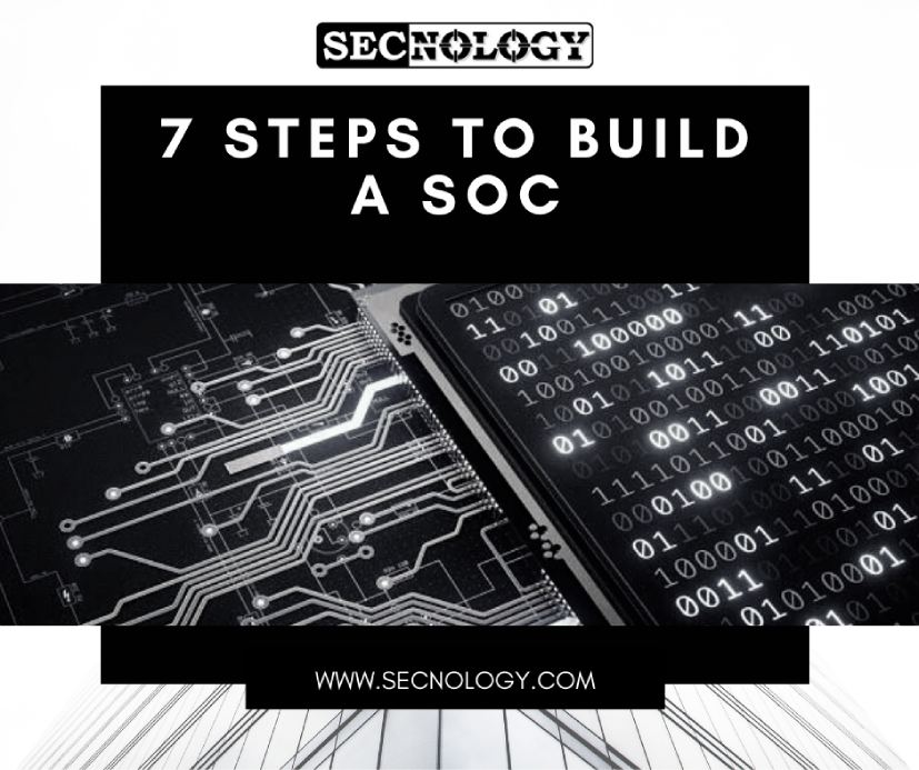 SECNOLOGY 7 steps to build a SOC